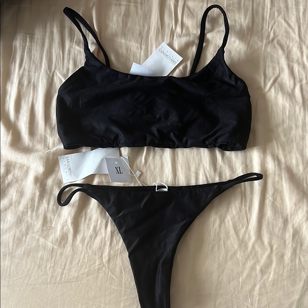 San Lorenzo Black Bikini Set